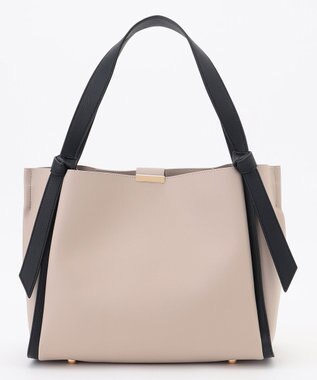 組曲 ノットデザイン トートバッグ ライトグレー系