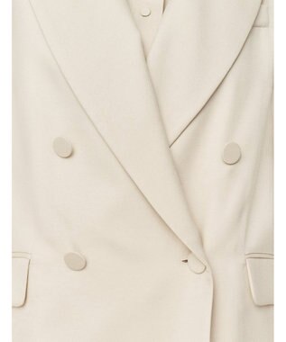 JOSEPH ビスコースツイル　ダブルブレステッドジャケット Oat