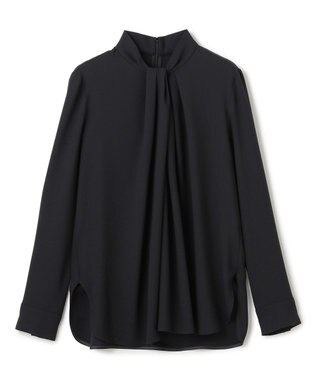 BEIGE， 【L-size】ANITA / ロングスリーブタックブラウス Black