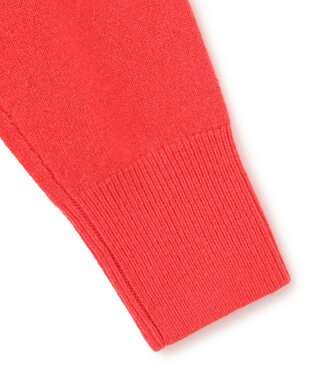 UNFILO ウールカシミヤ Vネックニット オレンジ