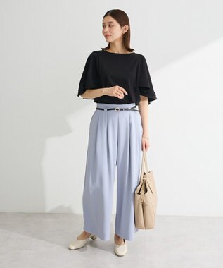 Green Parks ベルト付きスカーチョ Sax