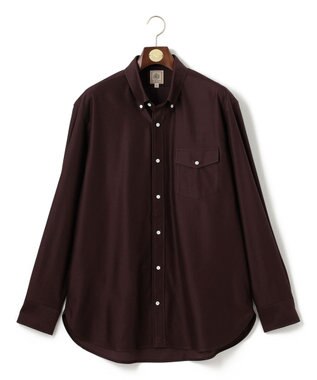 J.PRESS MEN 【KING SIZE】KANEMASA KNITTING デニムジャージ シャツ ブラウン系