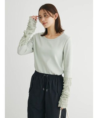 Green Parks ・ＳＵＧＡＲ　ＳＰＯＯＮ　チュールキリカエロンＴＥＥ Light Green