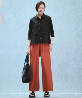 ICB 【CLASSY.掲載】コンフォートサンダル ブラック