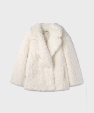 GRACE CONTINENTAL フェイクファーPコート キナリ