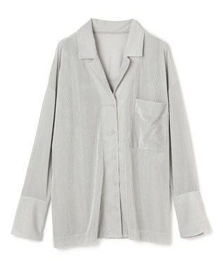 uncrave シアーベロアリブ シャツ