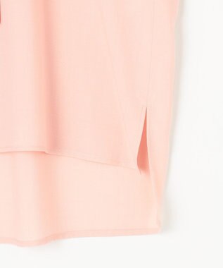 組曲 【洗える・イージーケア】シアーカルゼ ボウタイ ブラウス ピンク系