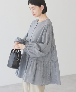 AMERICAN HOLIC 【先行予約】【WEB限定】ティアードギャザーブラウス Check