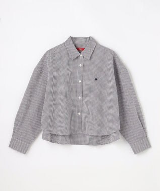ANY 【POLO BCS別注】プレッピークロップドシャツ ブラウンチェック