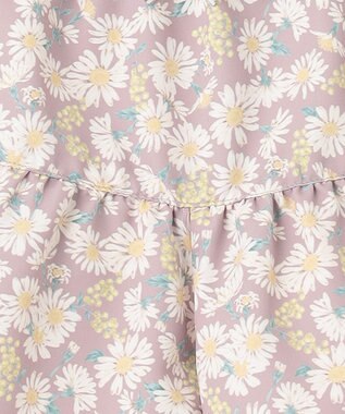 ANY KIDS 総柄フリル キュロット ラベンダー×マーガレット