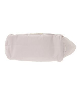 Maison de FLEUR 撥水加工リボンチャームマルチポケットトートS Grayish Pink