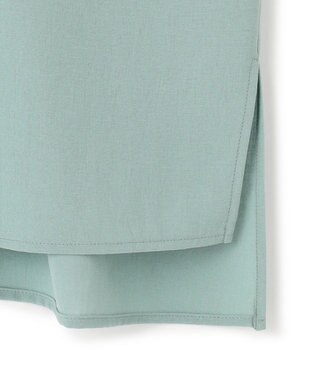 uncrave ドライタッチトロ ノースリーブブラウス アッシュブルー