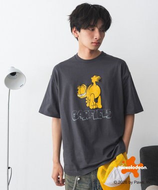 WEGO 【ユニセックス着用ITEM】GARFIELDグラフィックT（SS） スミクロ