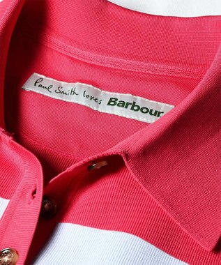 Paul Smith Paul Smith Loves Barbour Felton Knitted ポロシャツ チェリー