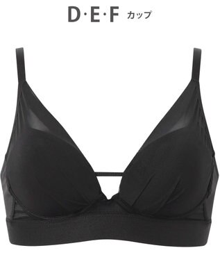 WACOAL ノンワイヤーブラ 【重力ケアブラ】 バストを重力から守る まる胸をキープ サイドのラインすっきり Gカップまで対応 大きいサイズ レディース BXB114 /ワコール