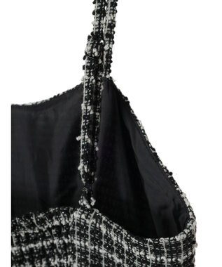 earth music&ecology ツイードキャミチュニック Black