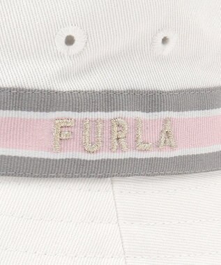 MOONBAT FURLA(フルラ) バケットハット　グログラン巻き オフホワイト