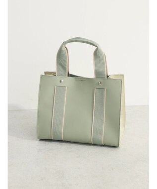 Green Parks ・Ｃｕーｓｈｕｔ　テープハンドルスクエアトート Green