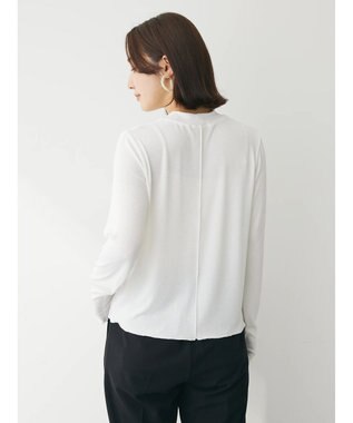 Green Parks ＳＥＴ２点　カットツイードベスト＋プルオーバー Light Gray