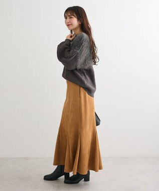 Green Parks ・Ｐｅｔｉｔ　Ｆｌｅｕｒ　シャギーキリカエニット Charcoal Gray