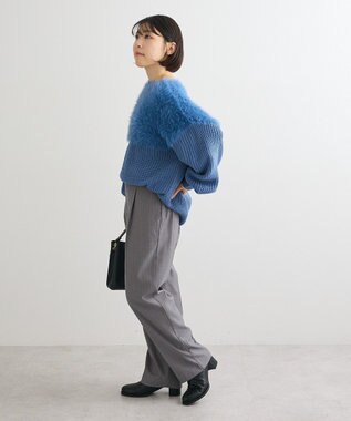 Green Parks ・Ｐｅｔｉｔ　Ｆｌｅｕｒ　シャギーキリカエニット Blue