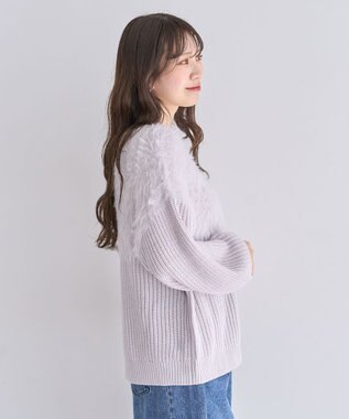 Green Parks ・Ｐｅｔｉｔ　Ｆｌｅｕｒ　シャギーキリカエニット Light Gray