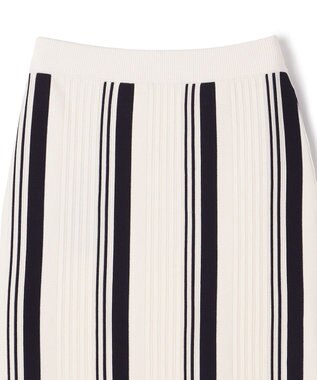 JOSEPH 【洗える】シルクブレンド　スカート Black/Ivory