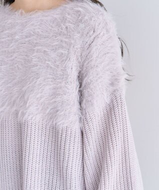 Green Parks ・Ｐｅｔｉｔ　Ｆｌｅｕｒ　シャギーキリカエニット Light Gray