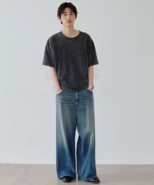 WEGO コットンクルーネックT（SS）　 ブラックその他