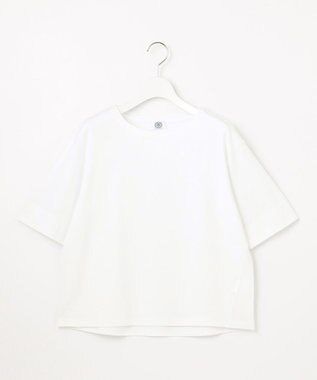 J.PRESS LADIES L 【洗える】フライスジャージー カットソー ホワイト系
