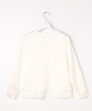 J.PRESS LADIES L ハンマーサテン カットソー ホワイト系