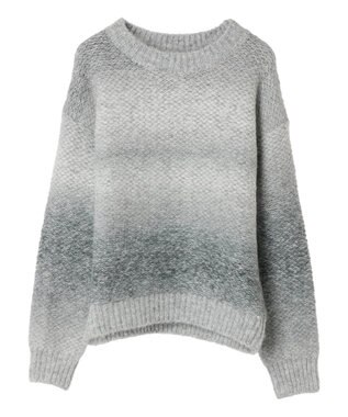 CRAFT STANDARD BOUTIQUE グラデーションクルーネックプルオーバー Gray