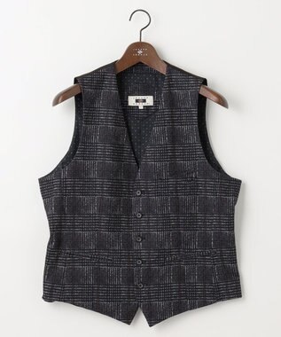 JOSEPH ABBOUD 【ストレッチ】フランネルジャージ ベスト ワイン系4