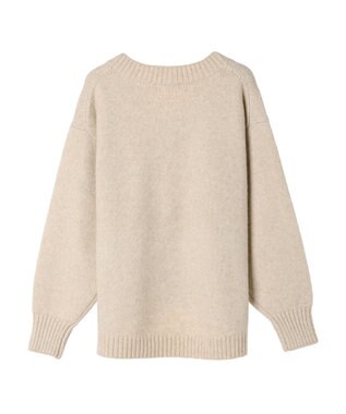 Green Parks ＭｉｘカラーＶネックニットプルオーバー Light Beige