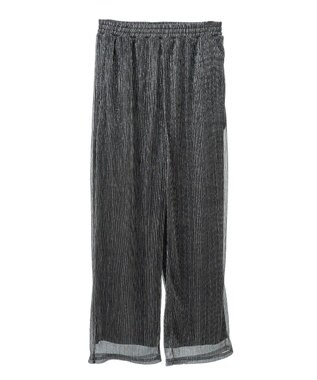 Green Parks ・ＳＵＧＡＲ　ＳＰＯＯＮ　ラメイージーパンツ Black