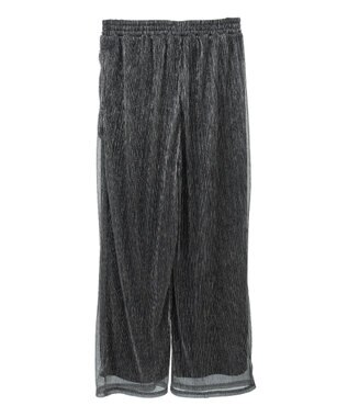 Green Parks ・ＳＵＧＡＲ　ＳＰＯＯＮ　ラメイージーパンツ Black