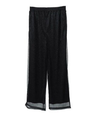Green Parks ・ＳＵＧＡＲ　ＳＰＯＯＮ　ラメイージーパンツ Black