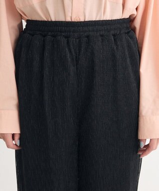 Green Parks ・ＳＵＧＡＲ　ＳＰＯＯＮ　ラメイージーパンツ Black