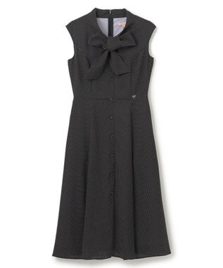 TOCCA 【洗える】RAINY SEASON ドレス ブラック×ドット系