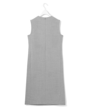 ICB L モスリンボンディング ジャンパースカート ライトグレー系