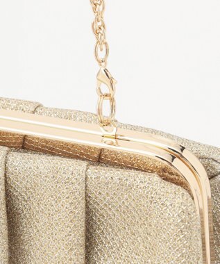 23区 【APPLAUDIR】ラメクラッチバッグ ゴールド系