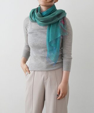 muto GOKUSAI  シルクカシミヤストール gokusai green