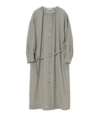 DAKS シャドーチェック 2WAYワンピース カーキ
