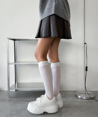 WEGO 厚底スニーカー ホワイト