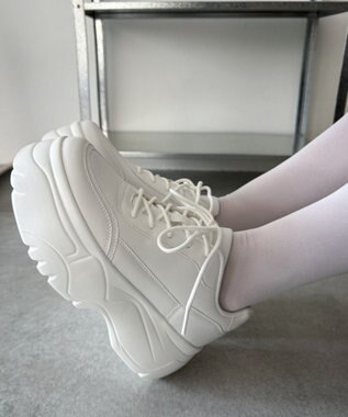 WEGO 厚底スニーカー ホワイト
