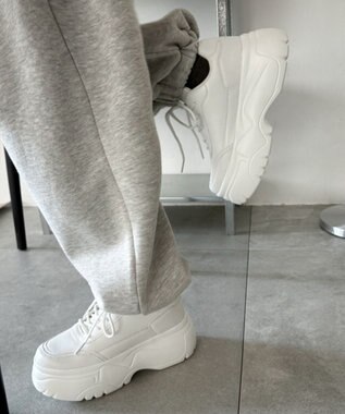 WEGO 厚底スニーカー ホワイト