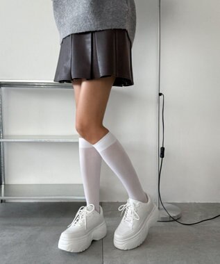 WEGO 厚底スニーカー ホワイト