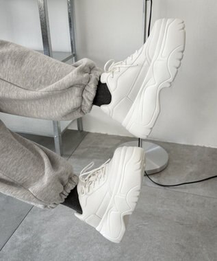 WEGO 厚底スニーカー ホワイト