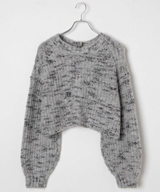 WEGO ミックスブークレ2WAYカーディガン ホワイト