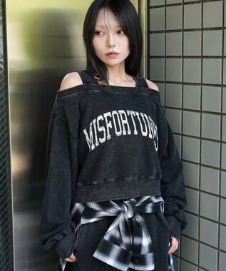 WEGO ドッキングオフショルショートスウェット 柄3